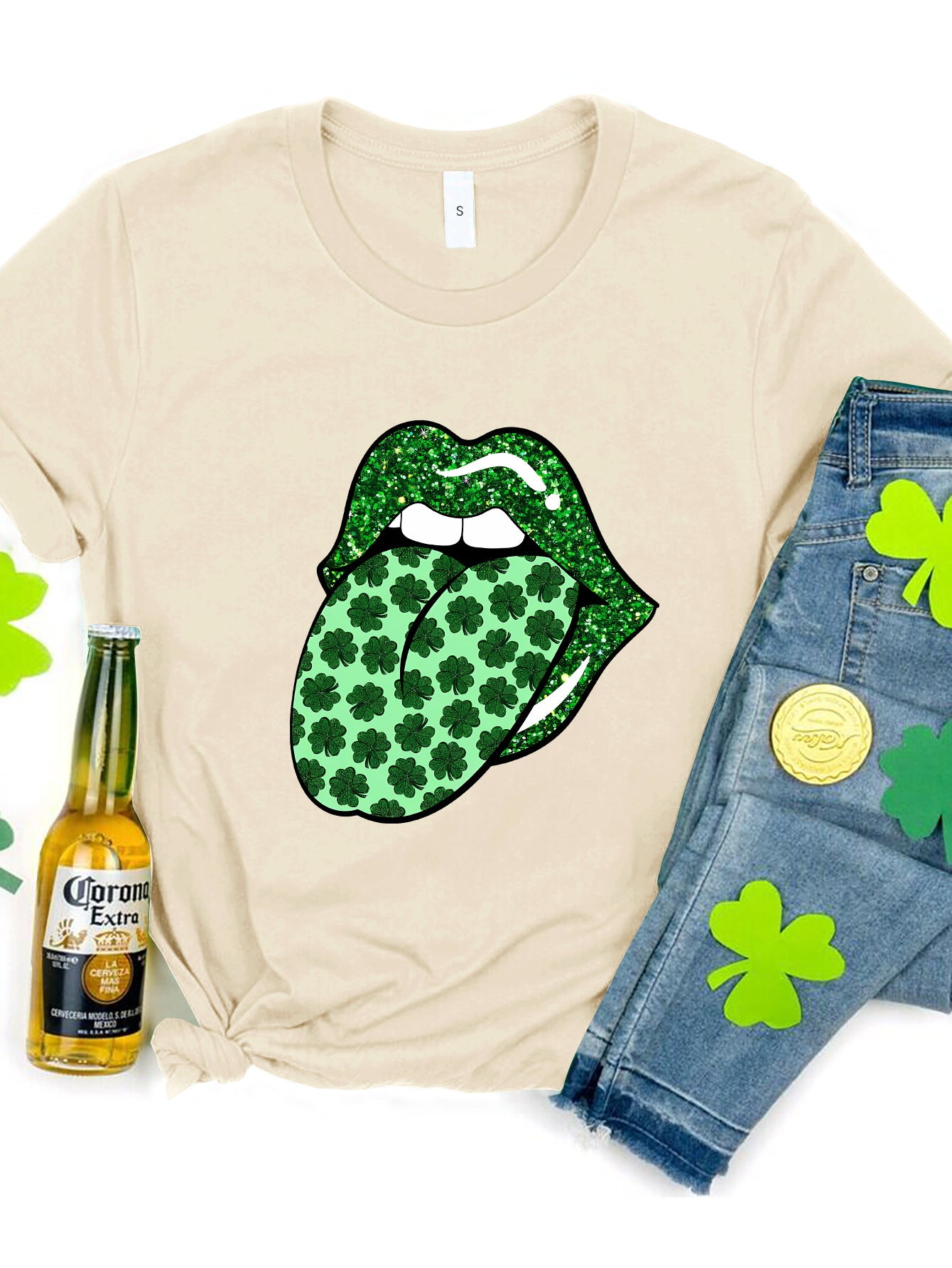 Beige Saint Patrick&