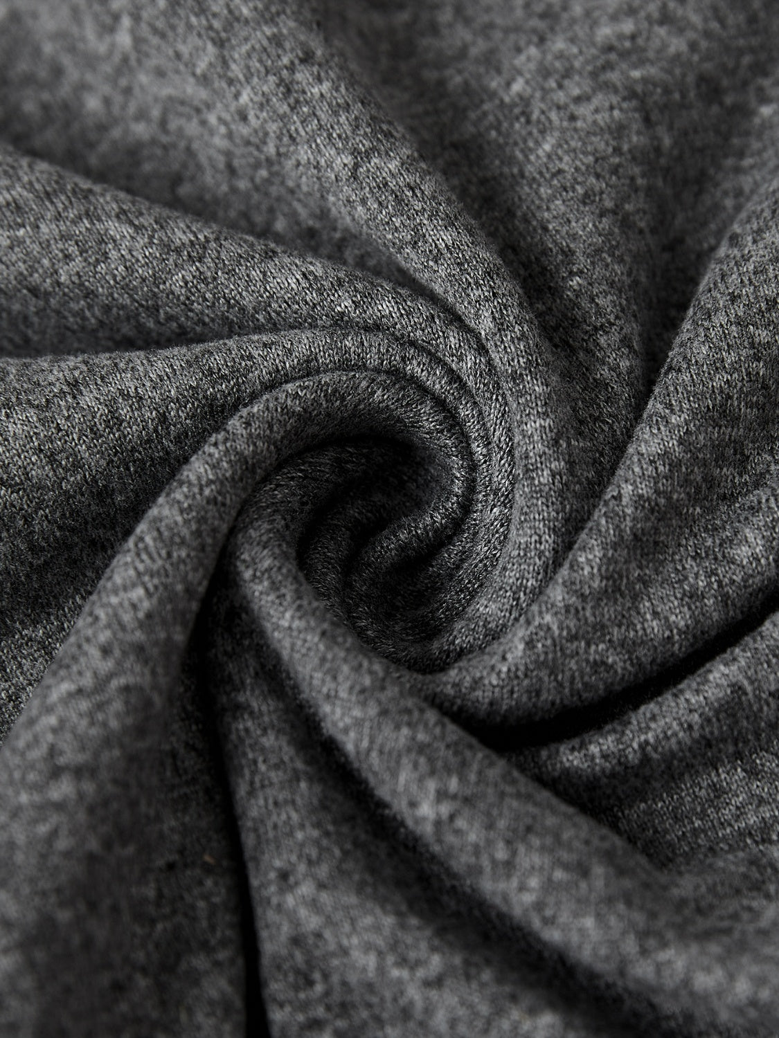 Close-up of gray t-shirt fabric detail