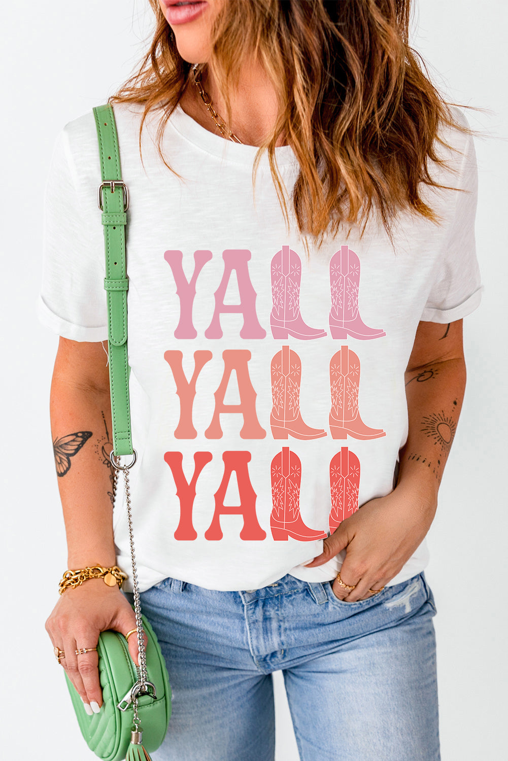 Casual T-shirt featuring &