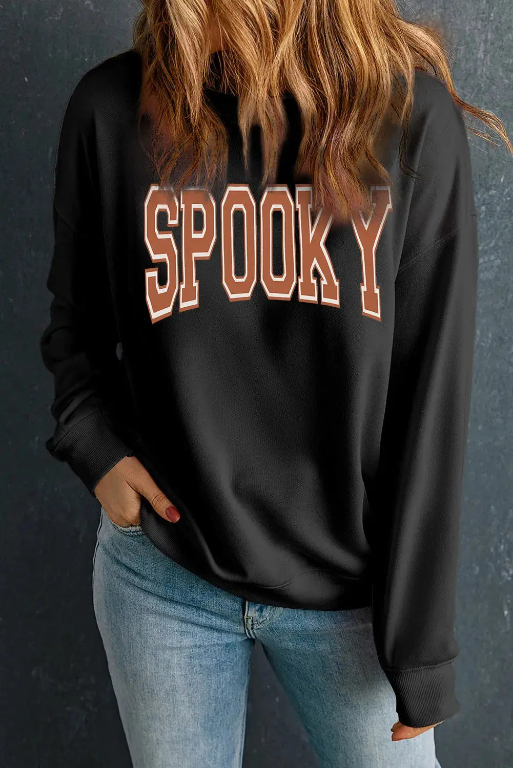 Front view of black &