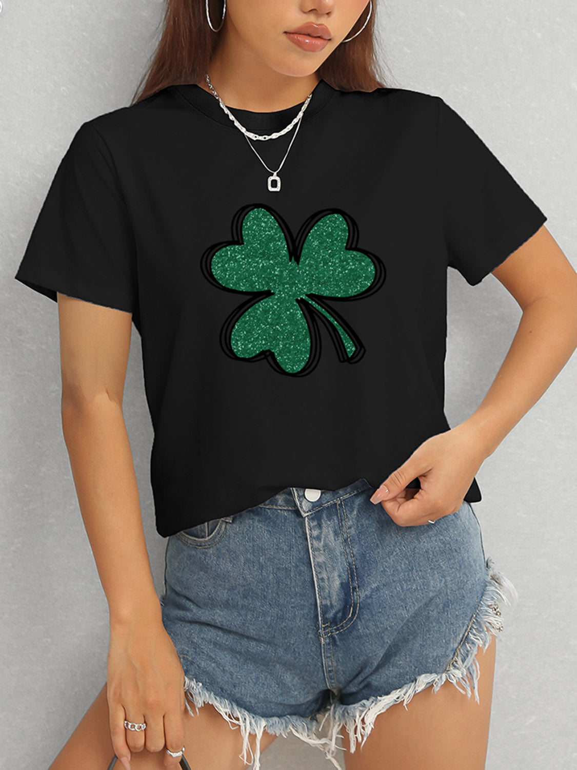 Casual Black Clover T-Shirt Outfit