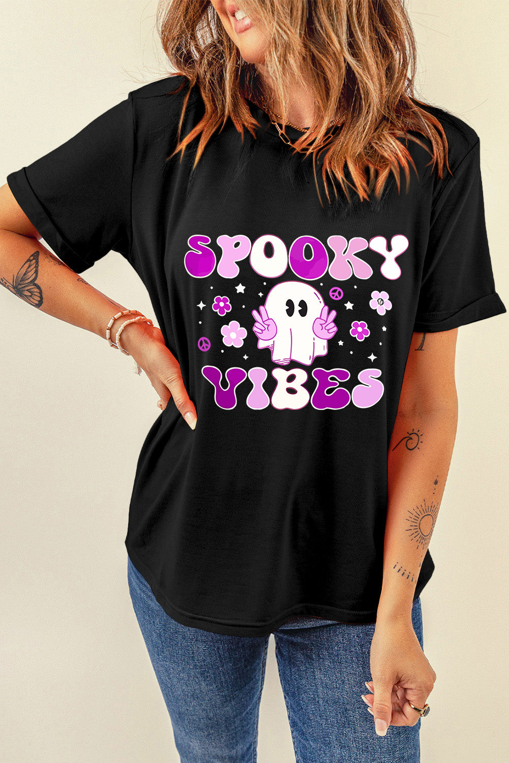Graphic T-shirt with &