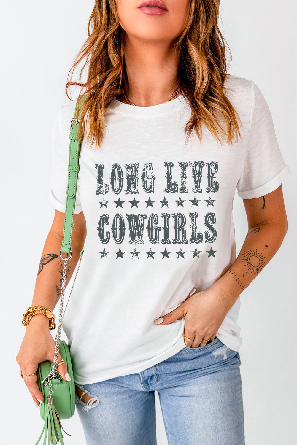 Letter graphic T-shirt, &