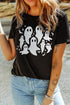Full Size Ghost T-Shirt with round neck and short sleeves
