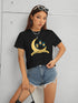 Black Ramadan Kareem T-shirt with lantern design