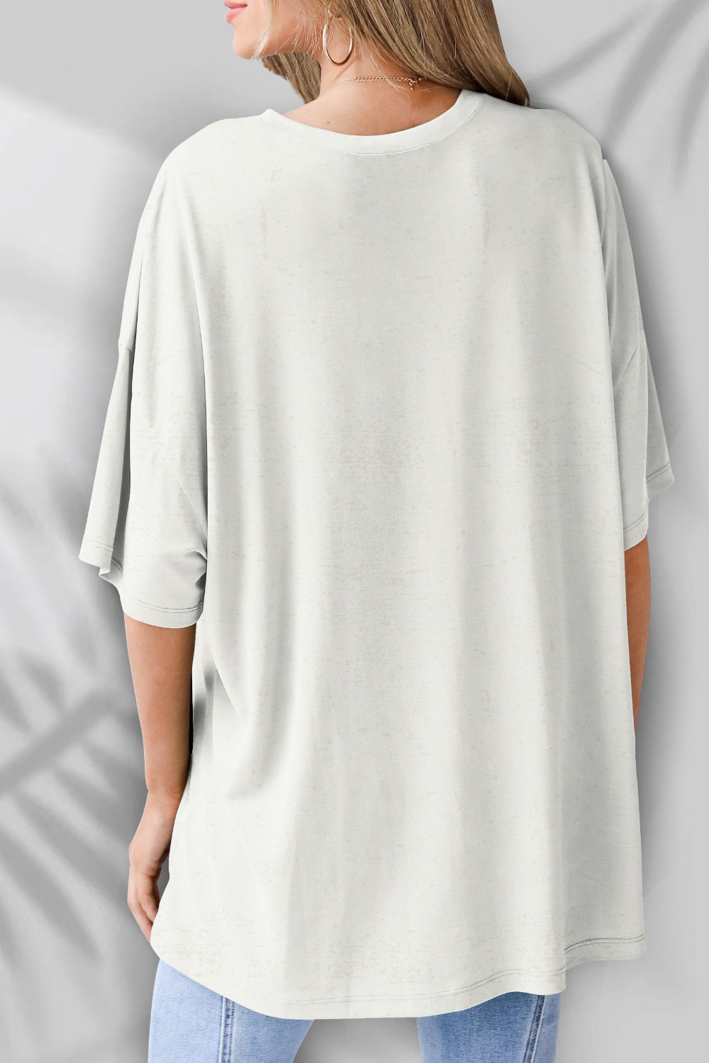 Back view of Rebel Rock N Roll graphic t-shirt