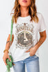Nashville guitar graphic round neck short sleeve t-shirt