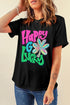 Black T-shirt with &