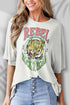 Rebel Rock N Roll graphic t-shirt with tiger design