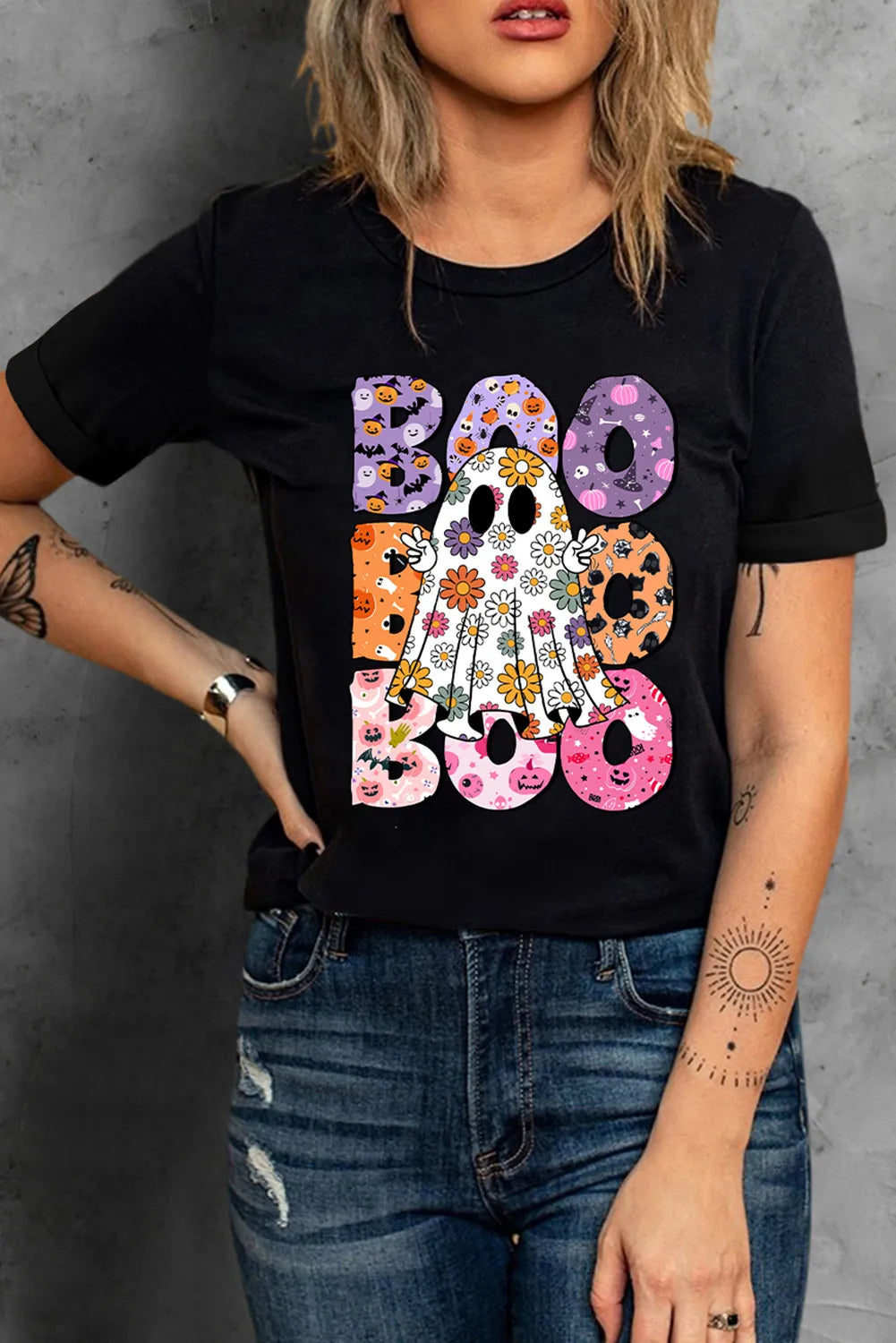 Casual look with BOO Ghost Graphic T-Shirt