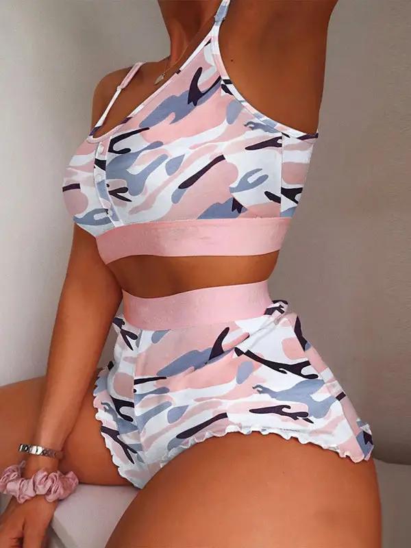 Camo print women&
