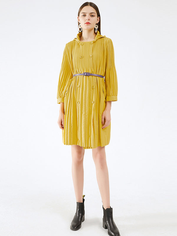 Cardigan mi-long à double boutonnage pour femme