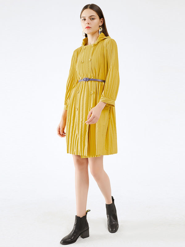 Cardigan mi-long à double boutonnage pour femme