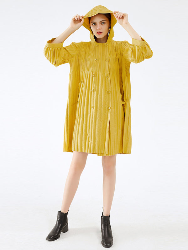 Cardigan mi-long à double boutonnage pour femme