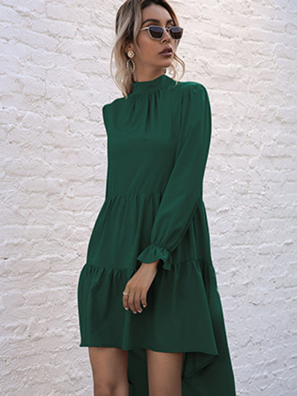 Langärmliges, vielseitiges Freizeitkleid für Damen