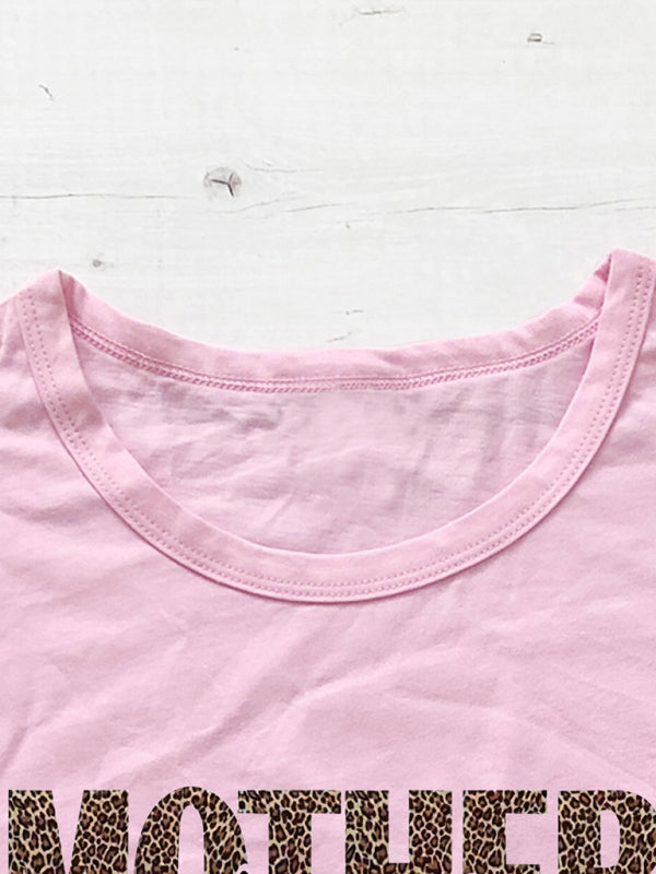 "Mother Hustler – Lässiges bedrucktes T-Shirt"