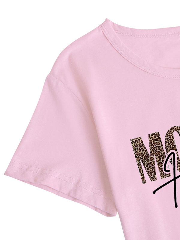 "Mother Hustler – Lässiges bedrucktes T-Shirt"