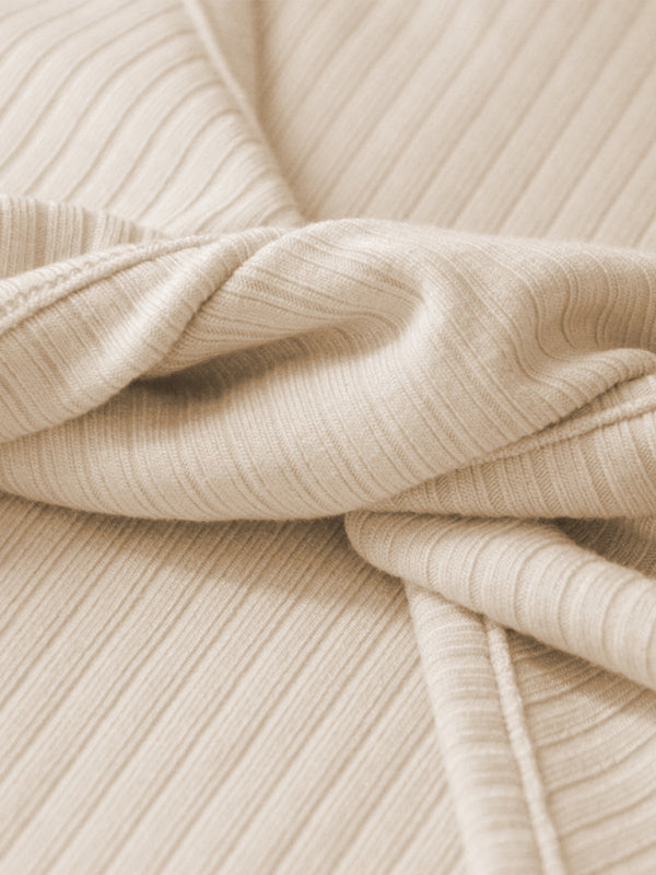 Robe tricotée sans manches pour femmes, Sexy, réversible, couverture de hanche