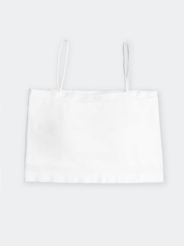 Camisole courte tricotée à haute élasticité pour femme