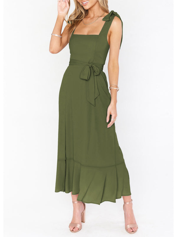 Elegantes und modisches französisches High-End-Sense-Kleid mit Schlitz für Pendler