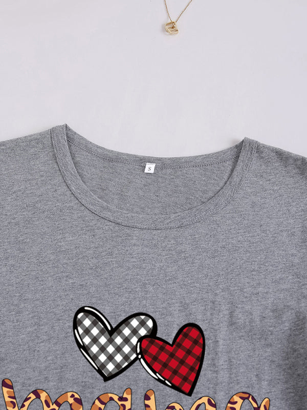 Damenmode Mama Herz Baumwolltop