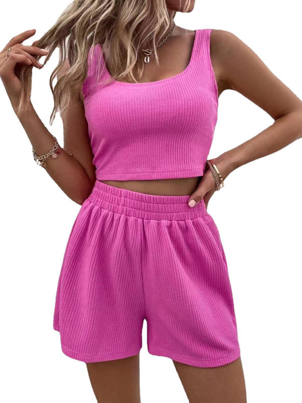 Mädchenhafter Stil, frisch und süß, Damenbekleidung, Strickmode, lässiger Anzug
