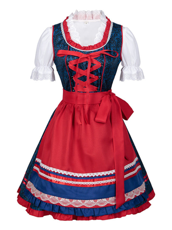 German Oktoberfest costume Bavarian women&