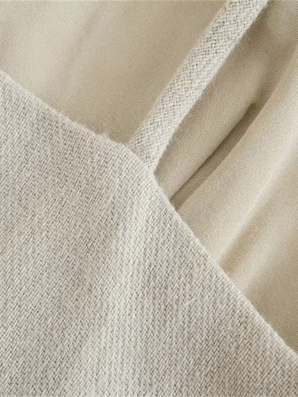 New French slim fit hand-embellished suspender dress