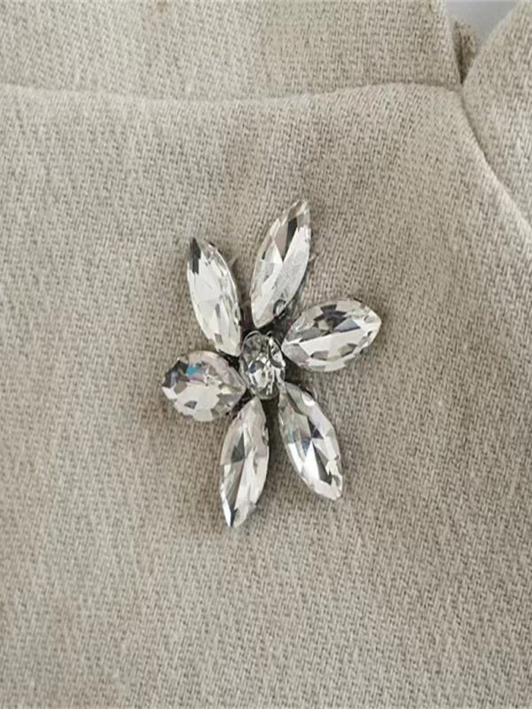 New French slim fit hand-embellished suspender dress