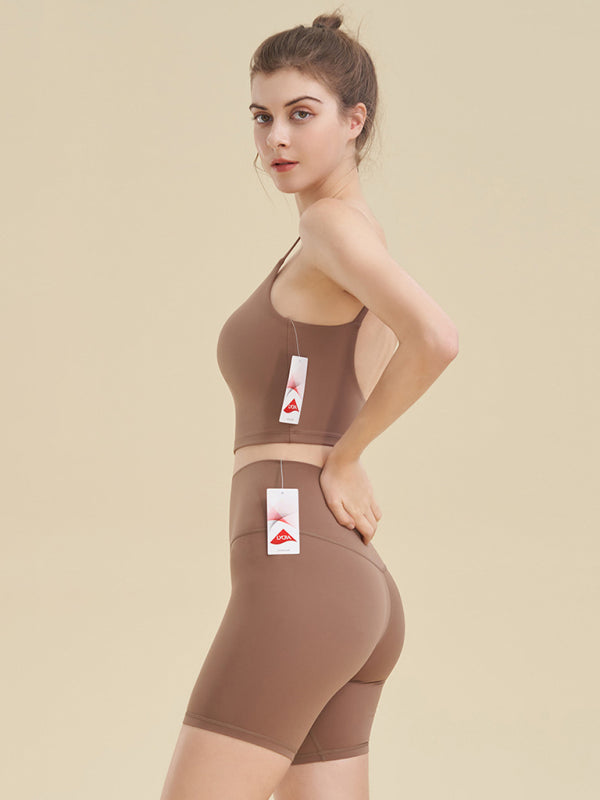 Comfortable tight sports shorts women&