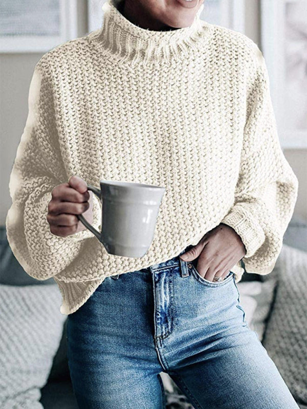 Nouveau Pull tricoté de couleur contrastée à la mode, veste Cardigan, pull