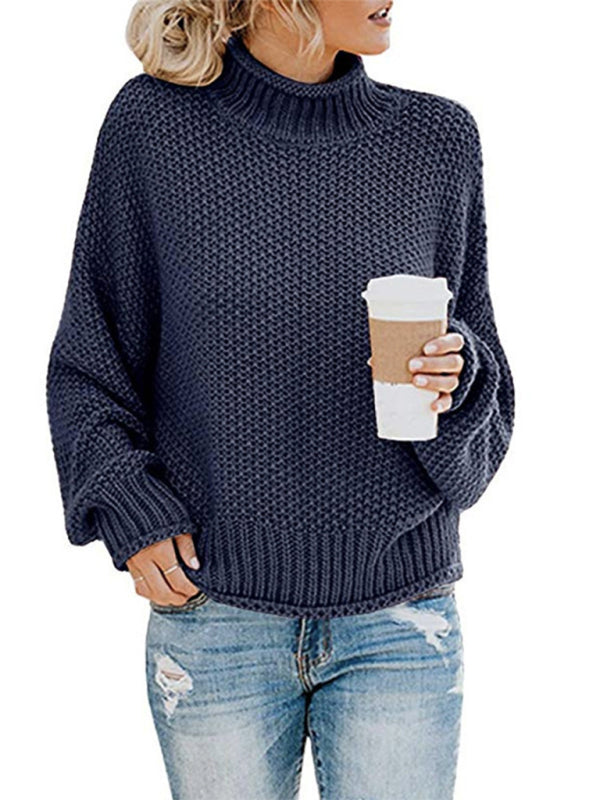 Nouveau Pull tricoté de couleur contrastée à la mode, veste Cardigan, pull