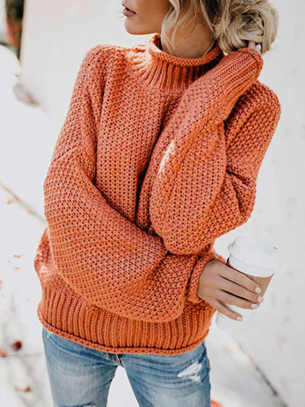 Nouveau Pull tricoté de couleur contrastée à la mode, veste Cardigan, pull