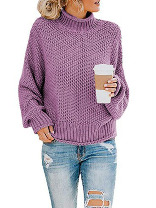 Nouveau Pull tricoté de couleur contrastée à la mode, veste Cardigan, pull