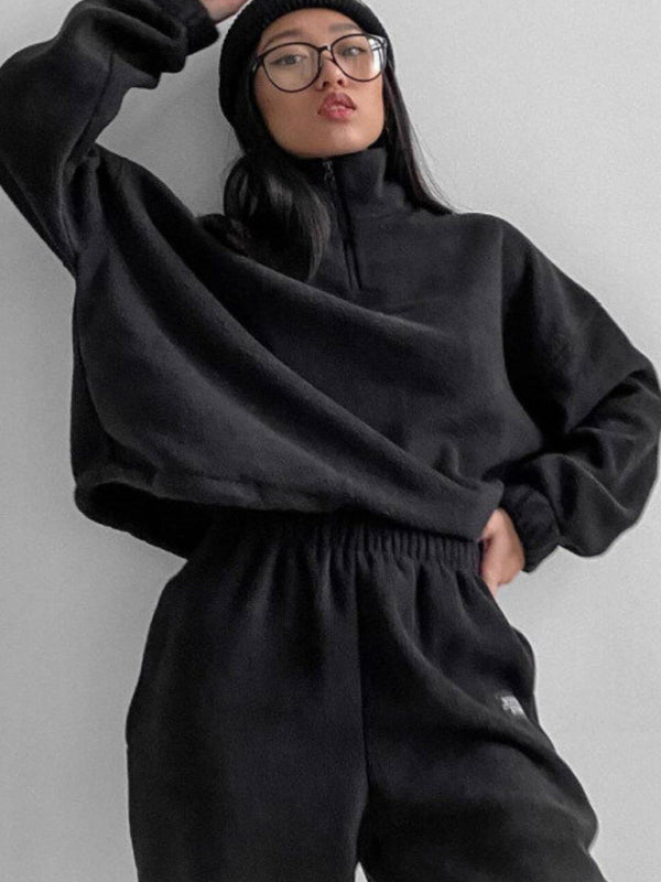Zweiteiliges Set mit Kapuzenpullover und Sport- und Freizeitanzug für Damen