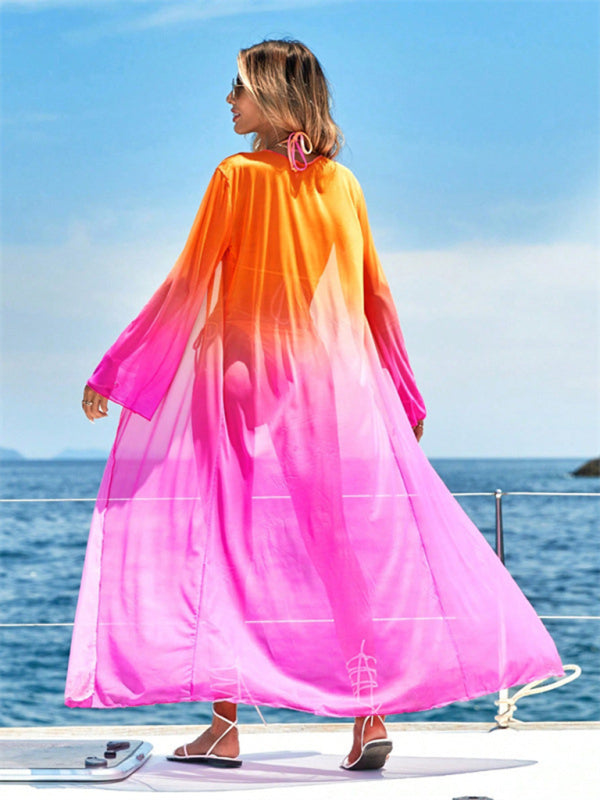 Ensemble bikini trois pièces transparent pour femmes, style station balnéaire, source chaude, nouvelle collection