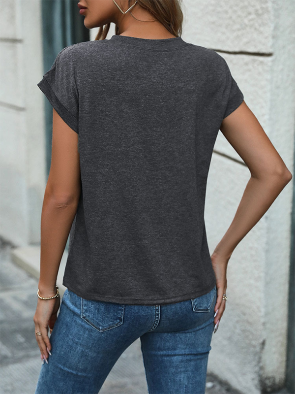 T-Shirt mit Rundhalsausschnitt