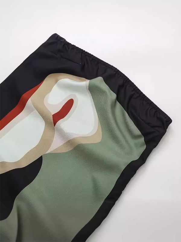 Neues lässiges bedrucktes Tube-Top-Kleid für Damen