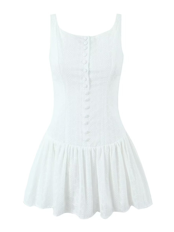 Einschultriges, großes, rückenfreies, schmales, einreihiges kurzes Spitzenkleid