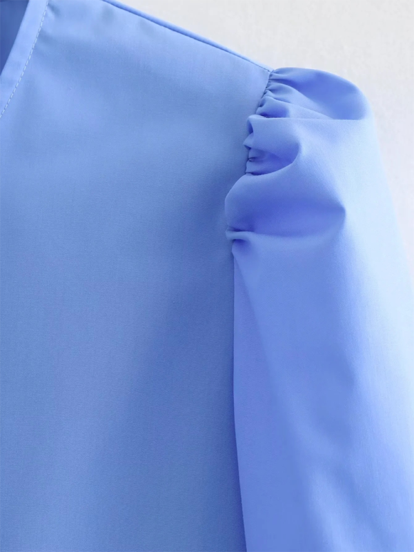 Damen Street Fashion Langarmshirt mit Schleife