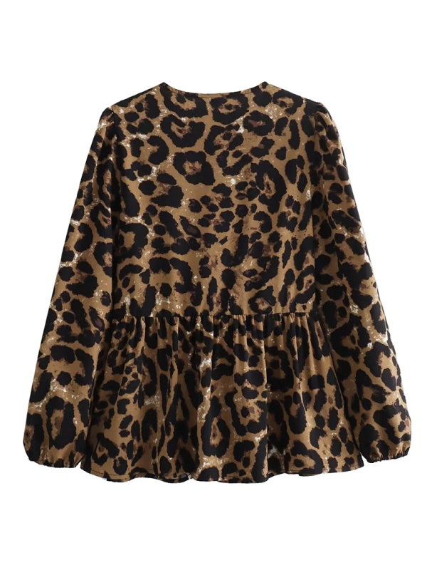 Damen Street Fashion Langarmshirt mit Schleife