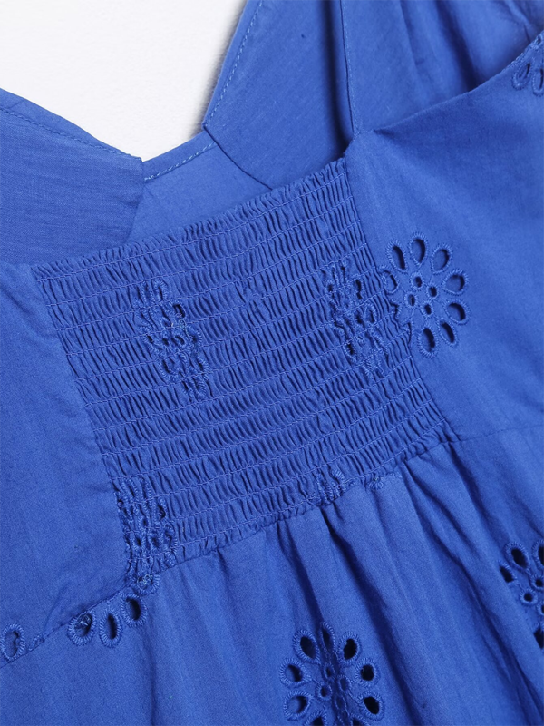 Kurzes Kleid mit mehrlagigem, verziertem Hohl-BH für Damen