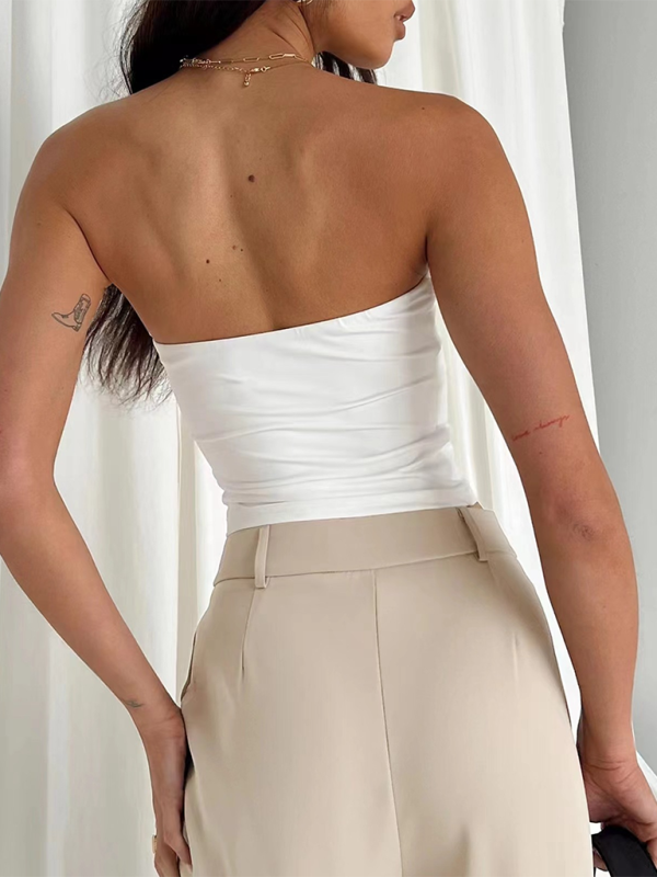 Sexy bauchfreies Top mit Street-Blumen-Print für Damen