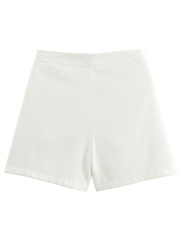 Damen casual neue V-ausschnitt einreiher dünne weste + shorts mode anzug