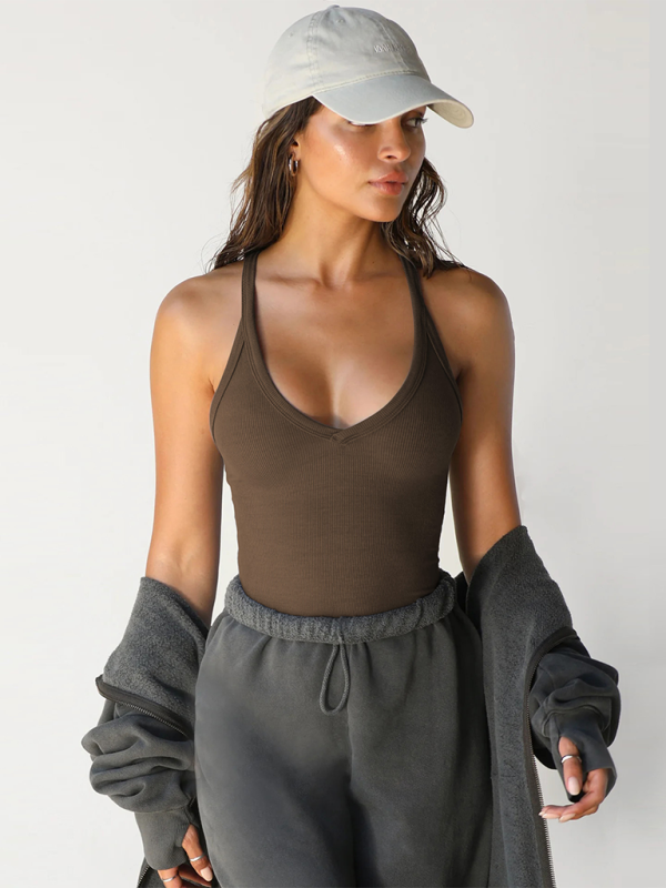 Neue Strickweste für Damen, sexy, schmal geschnittenes Innentop