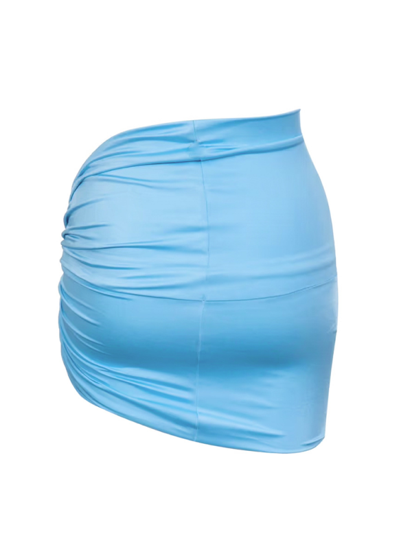 Zweiteiliges Bikini-Set in Unifarbe für Damen