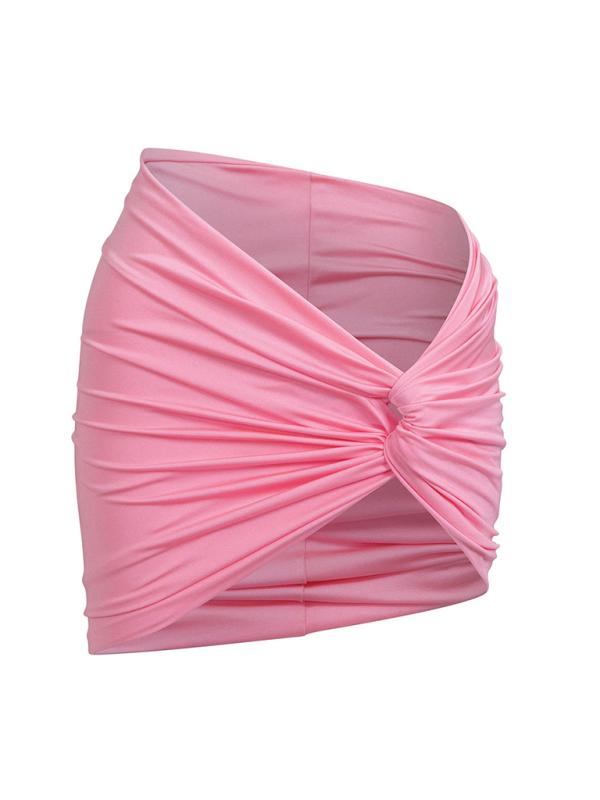 Zweiteiliges Bikini-Set in Unifarbe für Damen