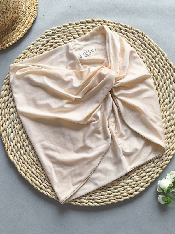 Zweiteiliges Bikini-Set in Unifarbe für Damen