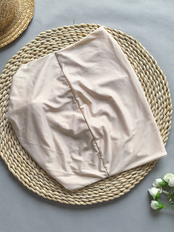Zweiteiliges Bikini-Set in Unifarbe für Damen