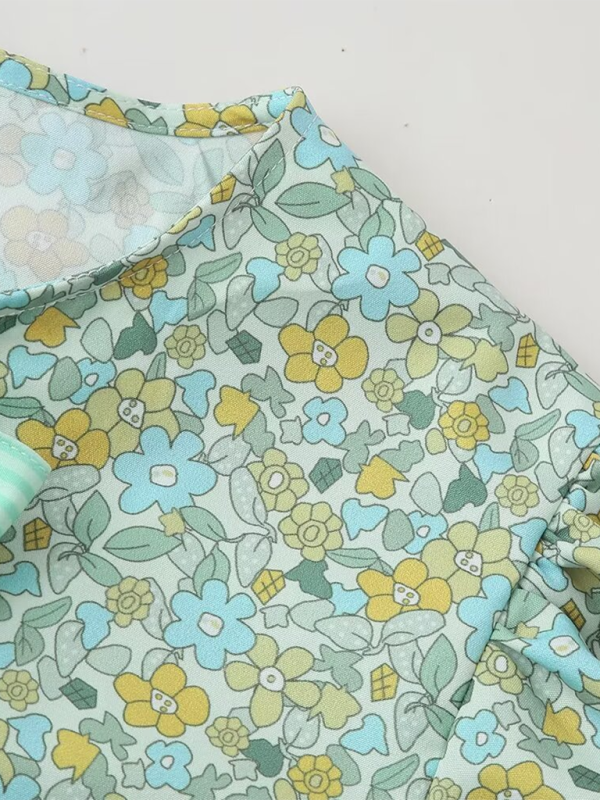 Neues Oberteil mit Schleifenprint für Damen/Printhose